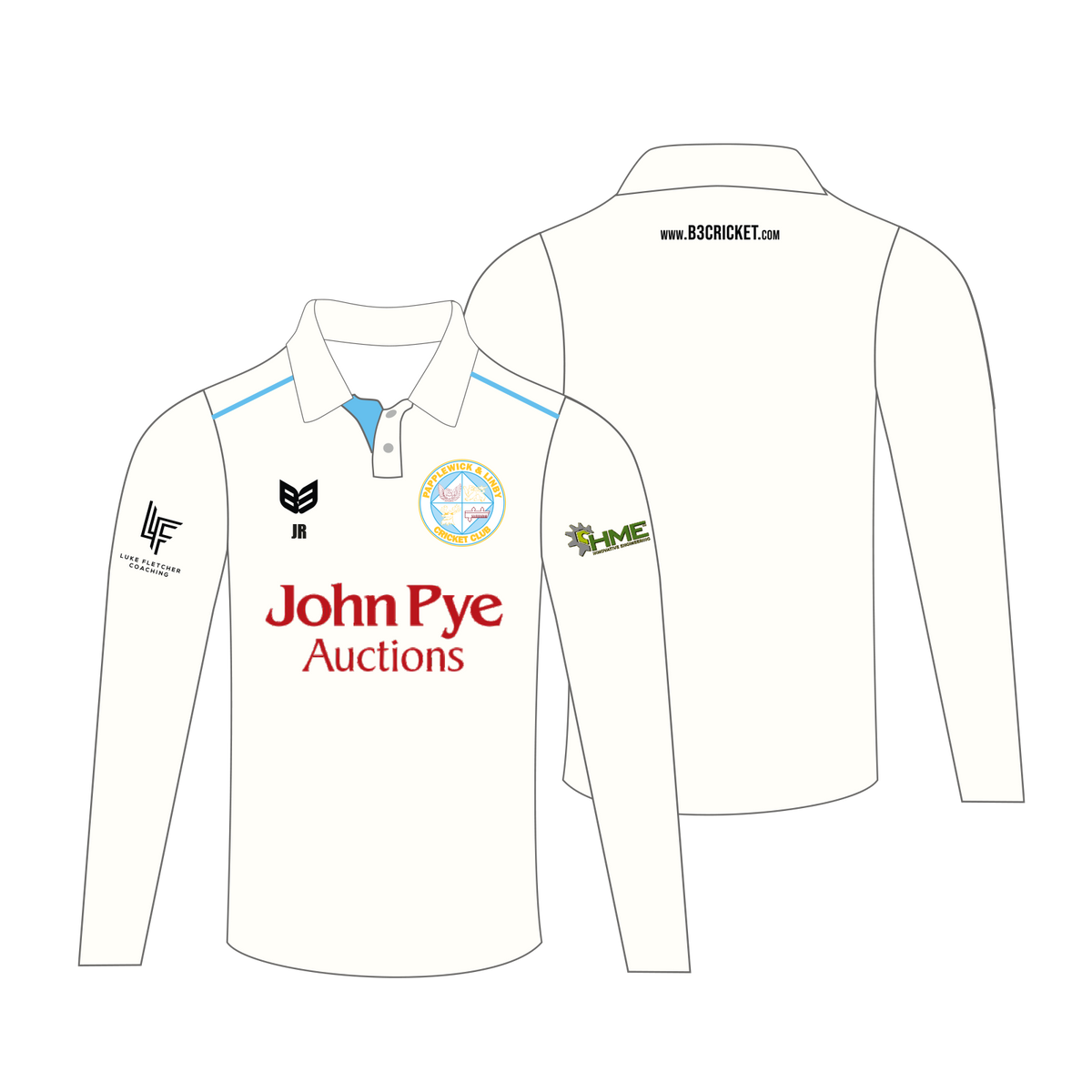 JUNIOR - IVORY LONG SLEEVE PLAYING SHIRT - P&L CC – English Willow ...