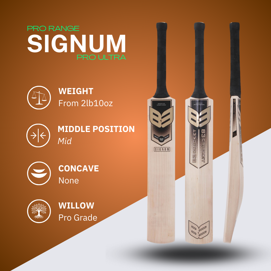 Signum Pro Ultra | Pro Range Adult Cricket Bat | B3 Cricket – English ...